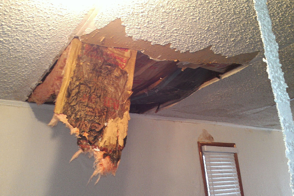ceiling collapse repair fife